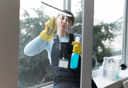Nettoyage de vitres intérieures et extérieures à Celle-Lévescault
